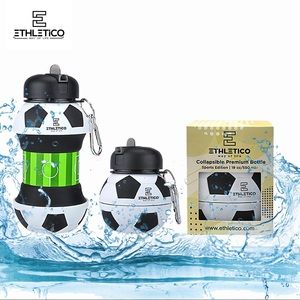 Collapsible Soccer ⚽️ Shaped Water Bottle